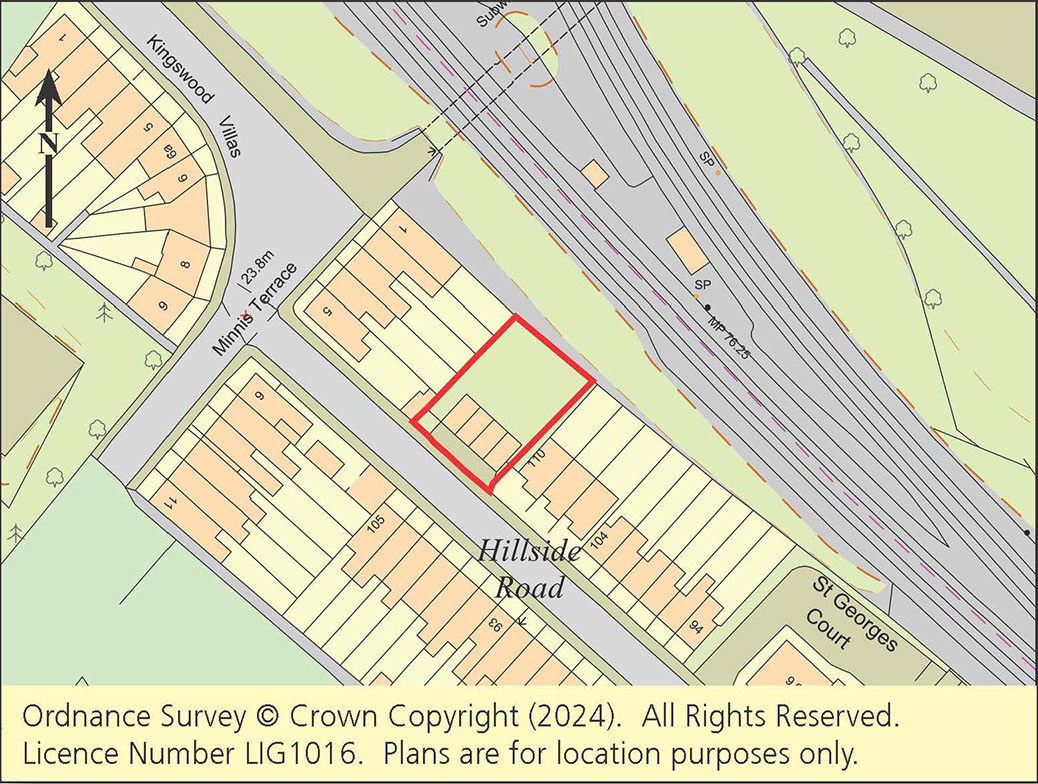 Lot: 148 - SITE WITH PERMISSION FOR THREE DWELLINGS -